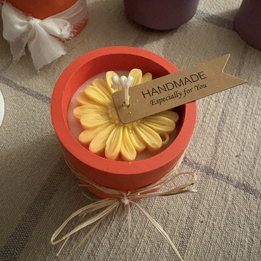Bougie marguerite grand Pot 150ml
