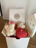 Coffret Saint-Valentin de bougies