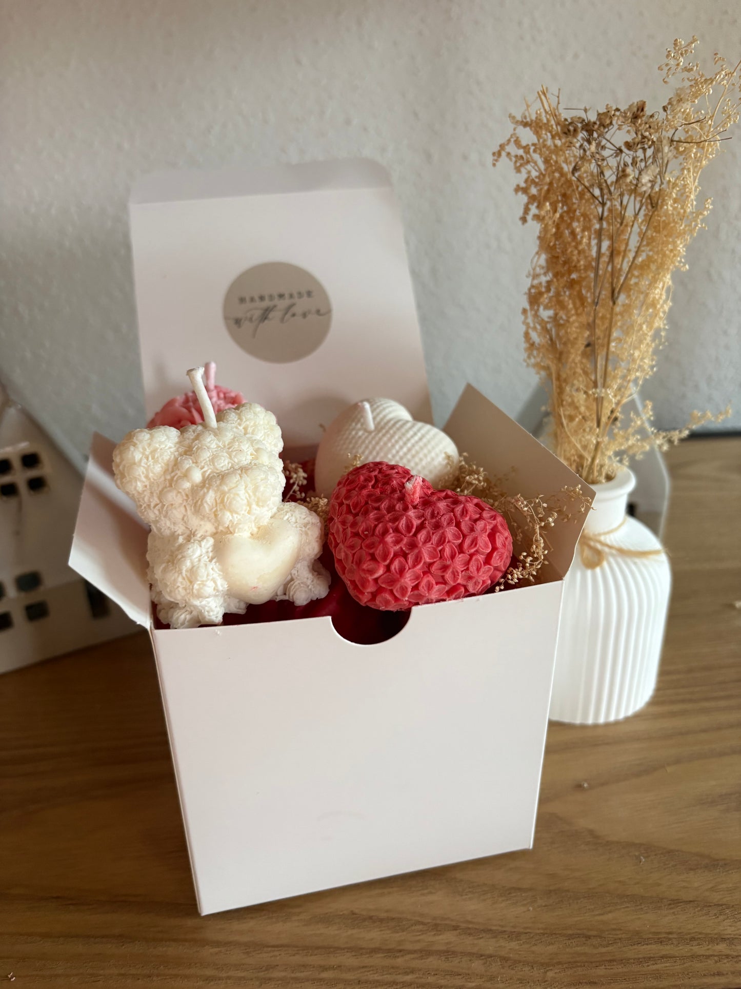 Coffret Saint-Valentin de bougies